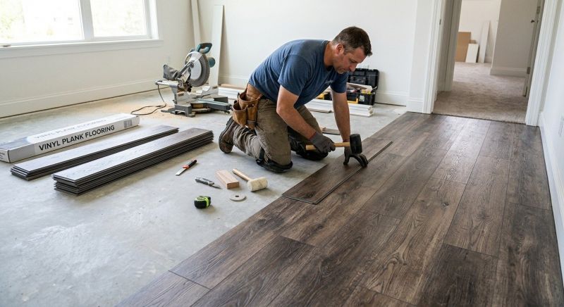 Linoleum Floor Installation in Fall City, WA