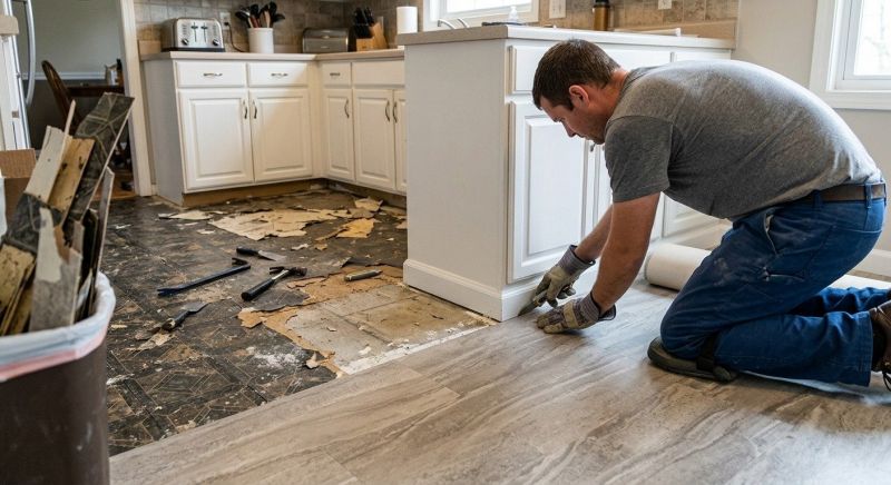 Linoleum Floor Installation in Redmond, WA