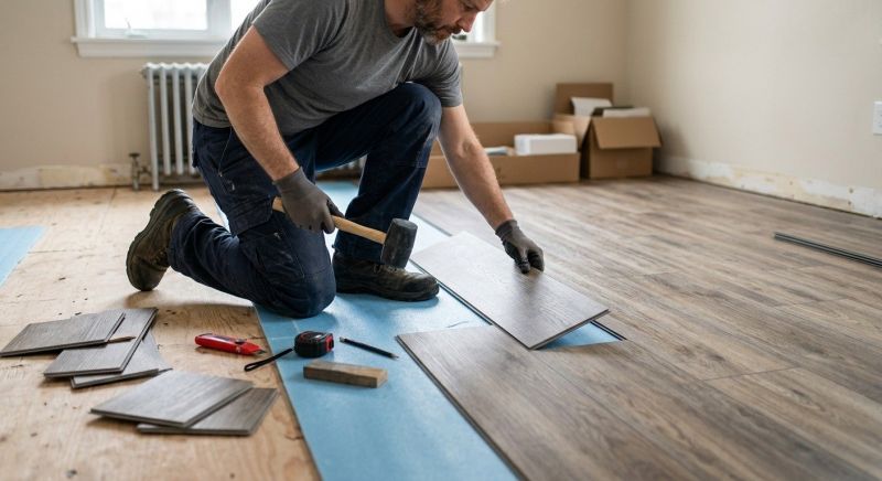 Linoleum Floor Installation in Woodinville, WA