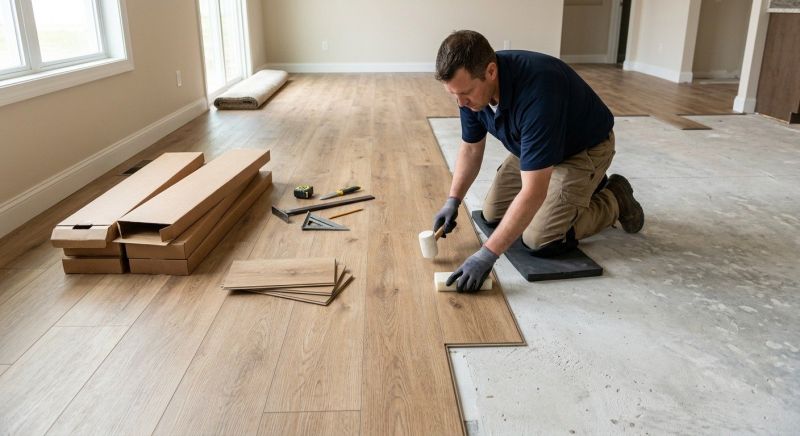 Luxury Vinyl Tile Installation in Woodinville, WA