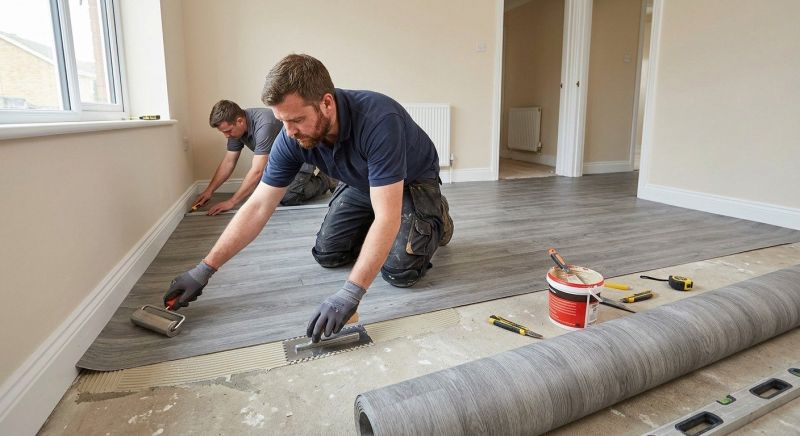 Sheet Linoleum Installation in Auburn, WA