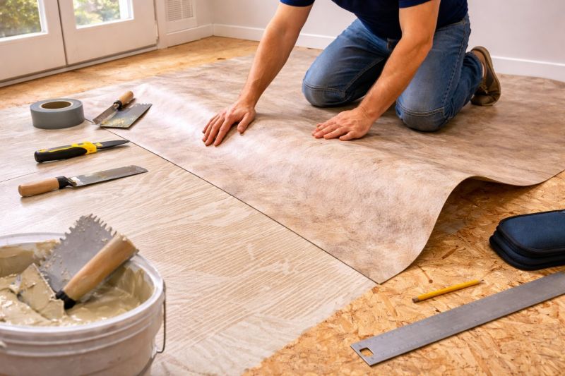 Sheet Vinyl Installation in North Bend, WA