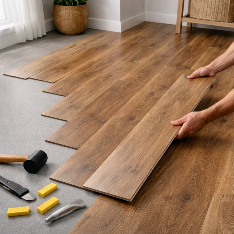 Vinyl Plank Floor Installation in North Bend, WA